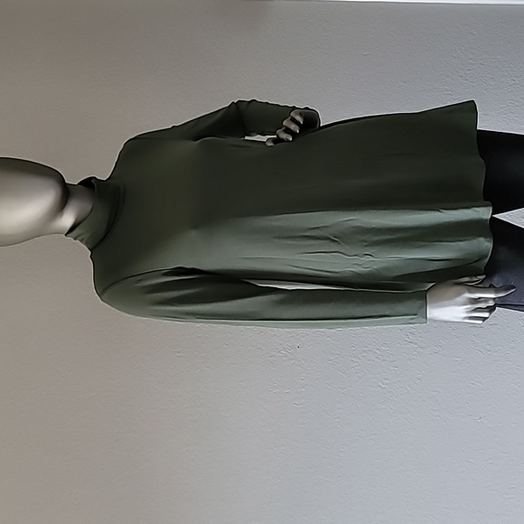 Eileen Fisher Tops - Eileen Fisher Cypress Scrunch Neck Tunic Size XXS $148.